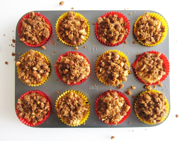 Vegan Caramel Apple Muffins