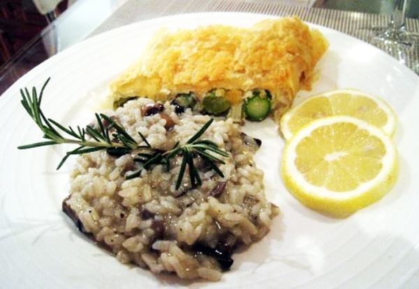 Gourmet Vegan Mushroom Risotto