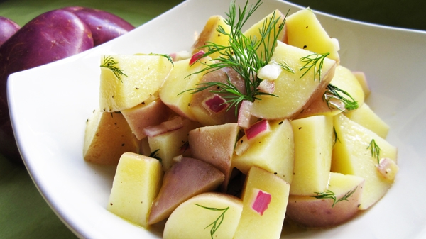 Light & Healthy Potato Salad - Vegan & Gluten-Free