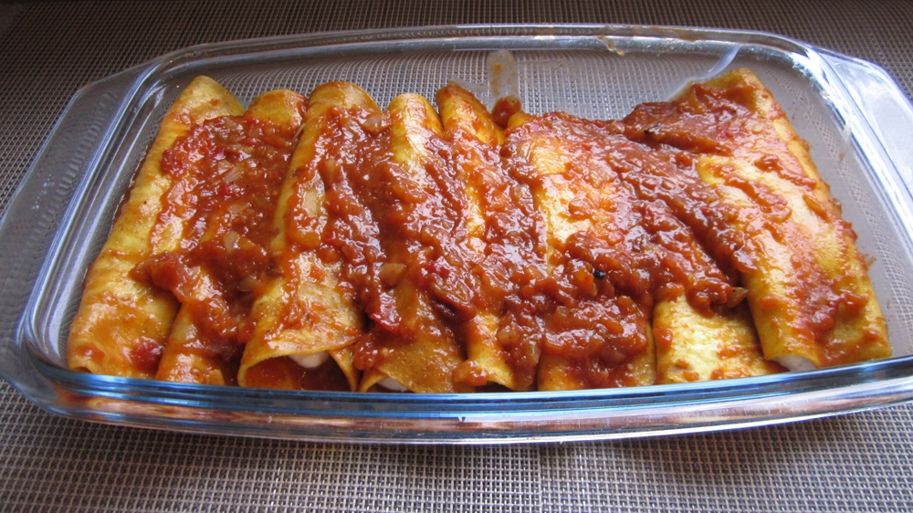 Easy Enchiladas (Vegan, Gluten-Free, Low-Fat)