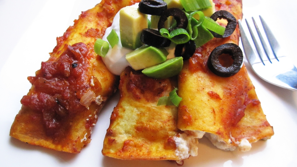 Easy Enchiladas (Vegan, Gluten-Free, Low-Fat)