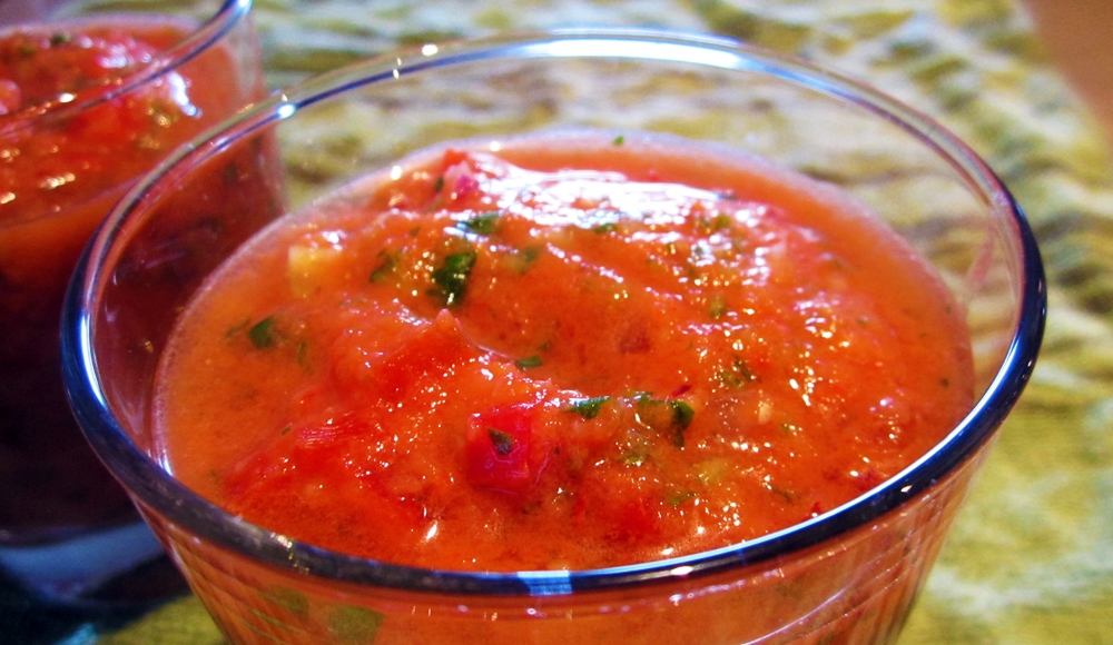 Vegan Spiked Gazpacho