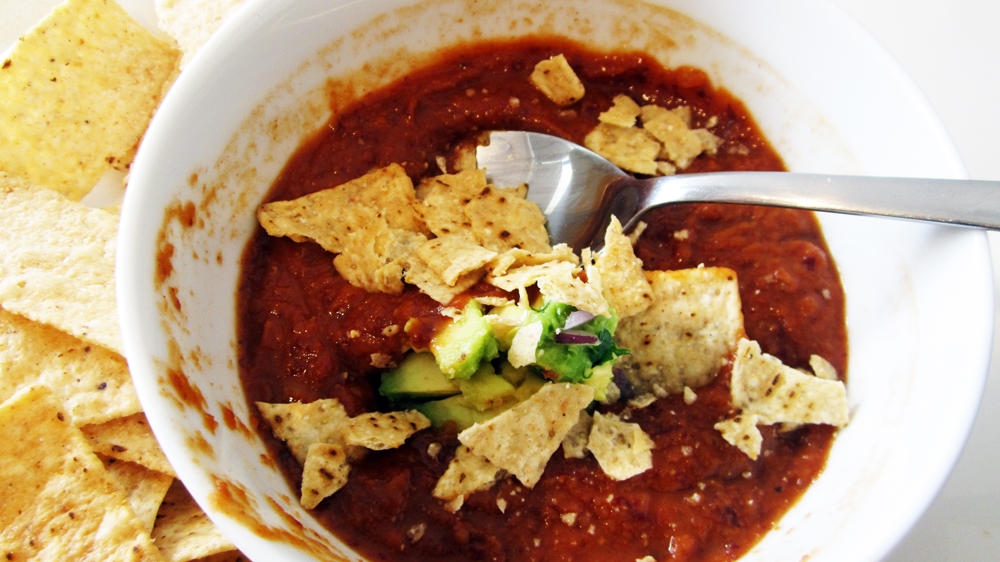 Vegan Chili Soup (Kidney Bean Soup) - Gluten-Free