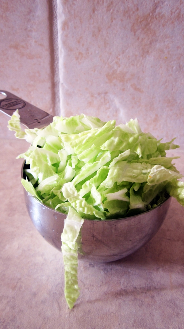 Chopped Napa Cabbage