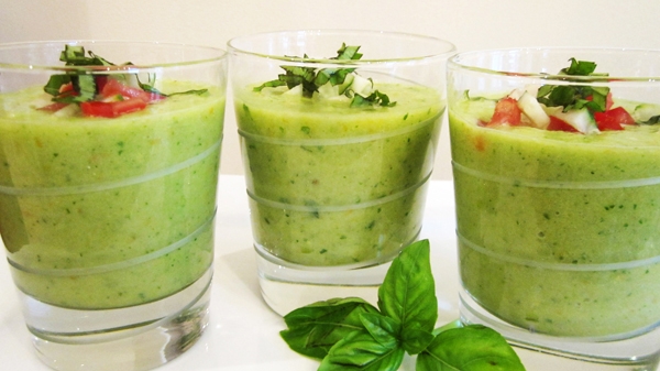 Green Gazpacho - Raw, Vegan and Gluten-Free!