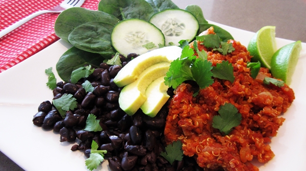 Tex-Mex Tomato Quinoa - Vegan and Gluten-Free