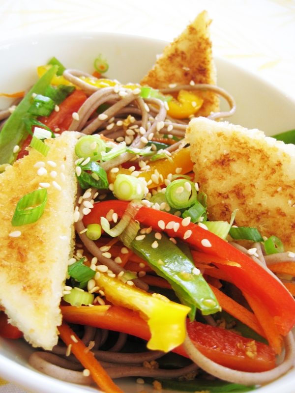 Hot & Cold Soba Noodle Salad (Vegan, Gluten-Free)