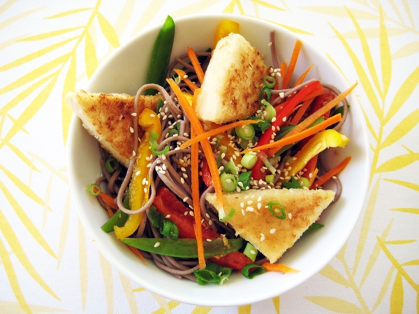 Hot & Cold Soba Noodle Salad - Vegan & Gluten-Free