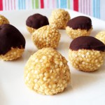 Puffed Quinoa Peanut Butter Balls