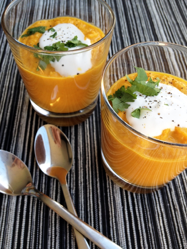 Carrot Apple Ginger Soup with Coconut Milk - Vegan & Gluten-Free