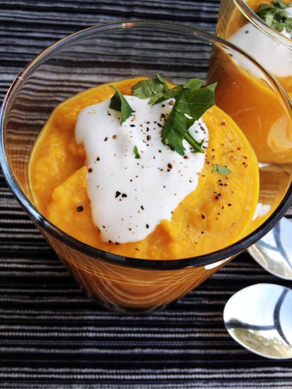 Carrot Apple Ginger Soup with Coconut Milk - Vegan & Gluten-Free