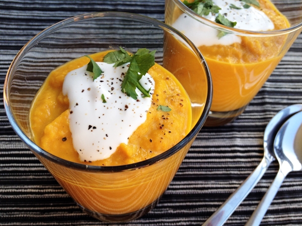 Carrot Apple Ginger Soup with Coconut Milk - Vegan & Gluten-Free