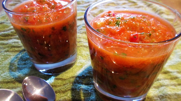 Vegan Spiked Gazpacho