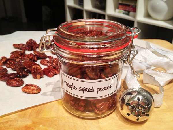 Maple Spiced Pecans - Vegan and Gluten-Free