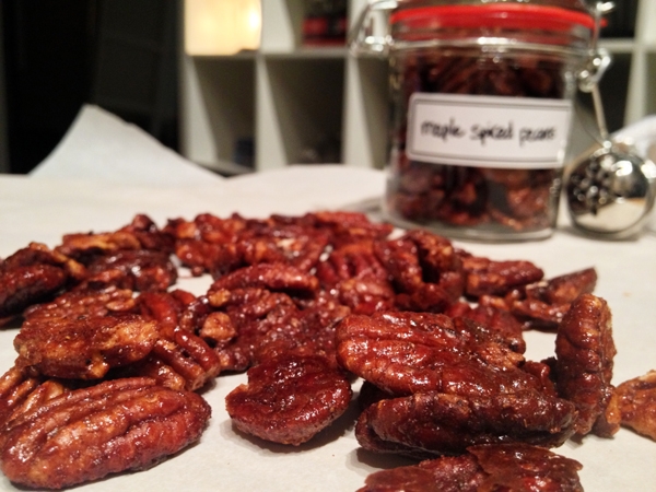Maple Spiced Pecans - Vegan and Gluten-Free