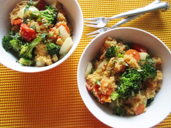 Red Curry Quinoa (Vegan, Gluten-Free)