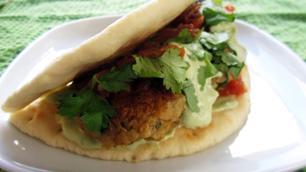 Quinoa Falafel with Avocado Tahini Dressing (Vegan, Gluten-Free)