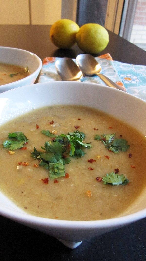 Easy Lemon Lentil Soup - Vegan & Gluten-Free