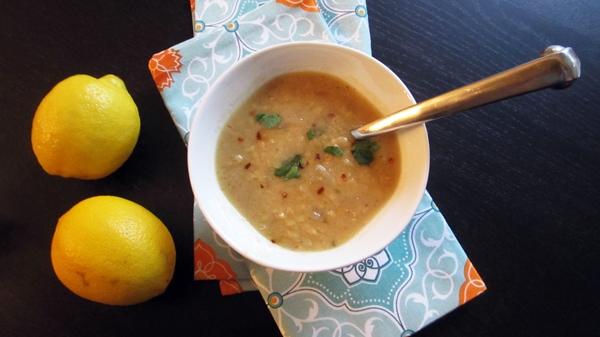 Easy Lemon Lentil Soup - Vegan & Gluten-Free