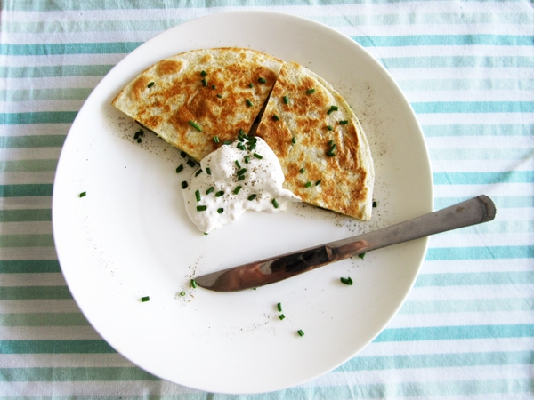 Vegan Tortilla Pierogies with Truffled Sour Cream