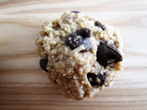 Almost Raw Chocolate Chip Cookie Dough Balls - Vegan and Gluten-Free