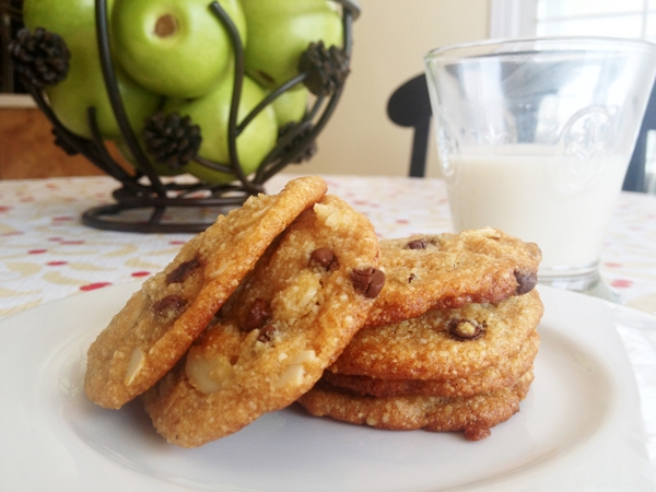 Double Almond Chocolate Chip Cookies - These super-soft cookies are Vegan and Gluten-Free!