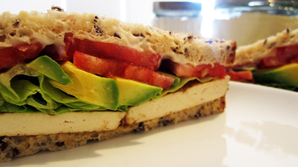 Quick  Easy Tofu Sandwich Recipe w\/ Photos \u2013 Vegangela