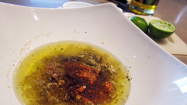 olive oil & spices