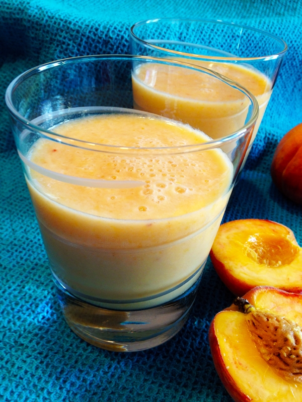 Fresh Peach Shake - Vegan & Gluten-Free