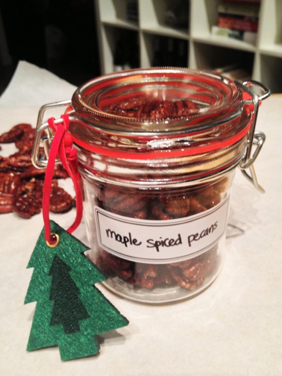 Maple Spiced Pecans