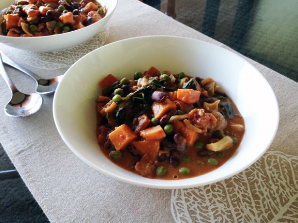 African Peanut Stew with Sweet Potato and Beans - Vegan and Gluten-Free