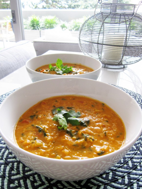 Vegan Coconut Curry Lentil Soup Recipe w/ Photos — Vegangela