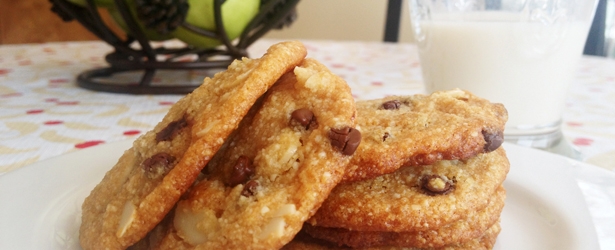 Almond Flour Chocolate Chip Cookies - These super-soft cookies are Vegan and Gluten-Free!